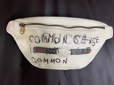 gucci common sense is not that common bag|who wrote the Gucci slogan.